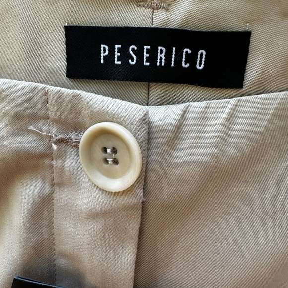 NWT Peserico Flat Front Cotton Twill Pants ~ 40 ~ Made in Italy Sz 8 - Picture 3 of 9